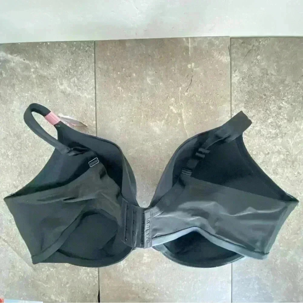 NEW Lane Bryant Cacique Black Bra Lightly Lined Full Coverage 48DDD (48F) - Picture 3 of 4